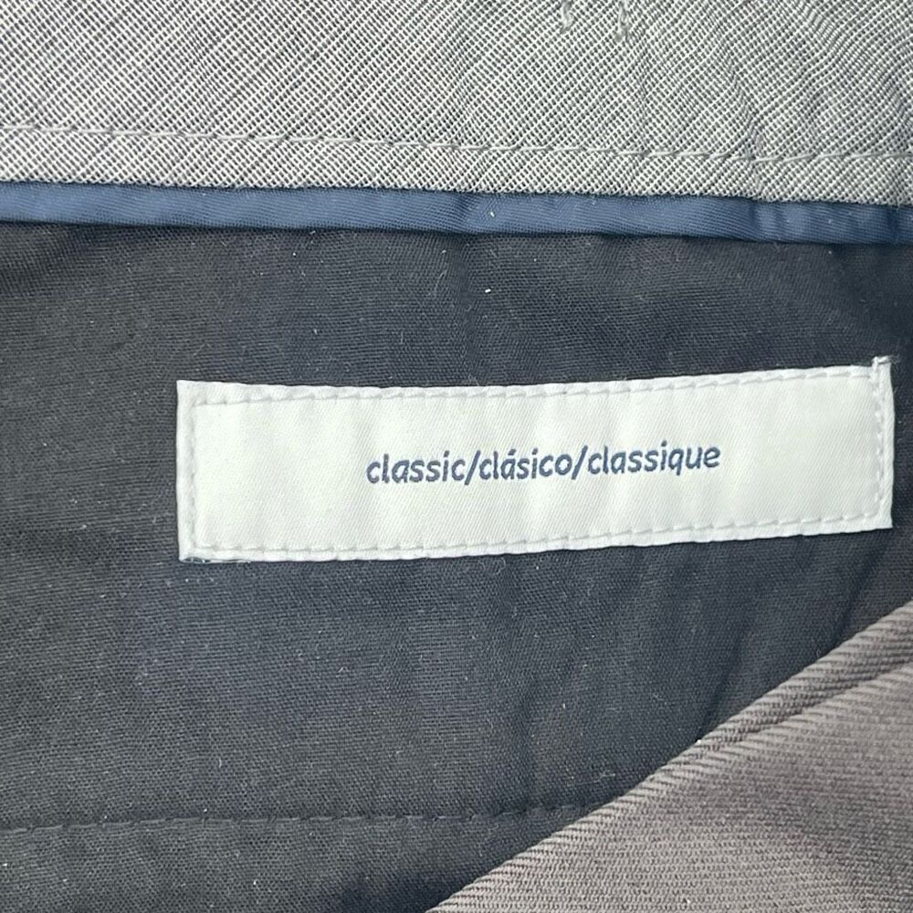 Amazon Essentials Men’s Grey Flat Front Straight … - image 12